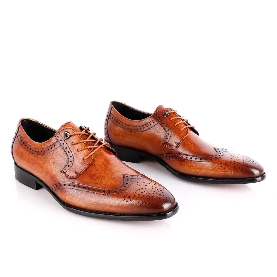 John Foster Brown Derby Lace Up Brogues