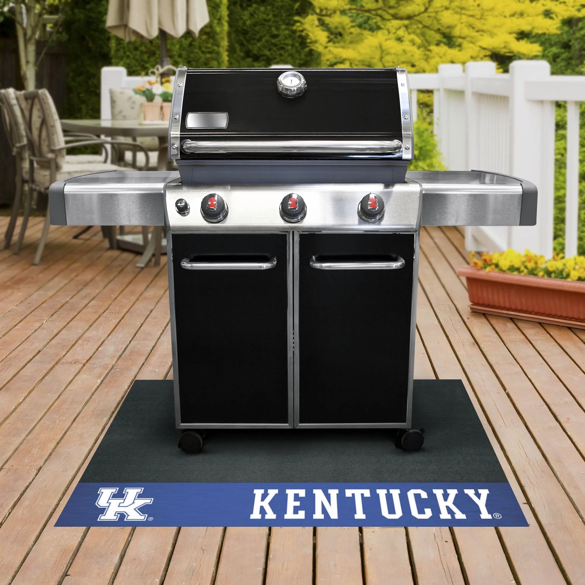 Kentucky Wildcats Vinyl Grill Mat - 26in. x 42in.