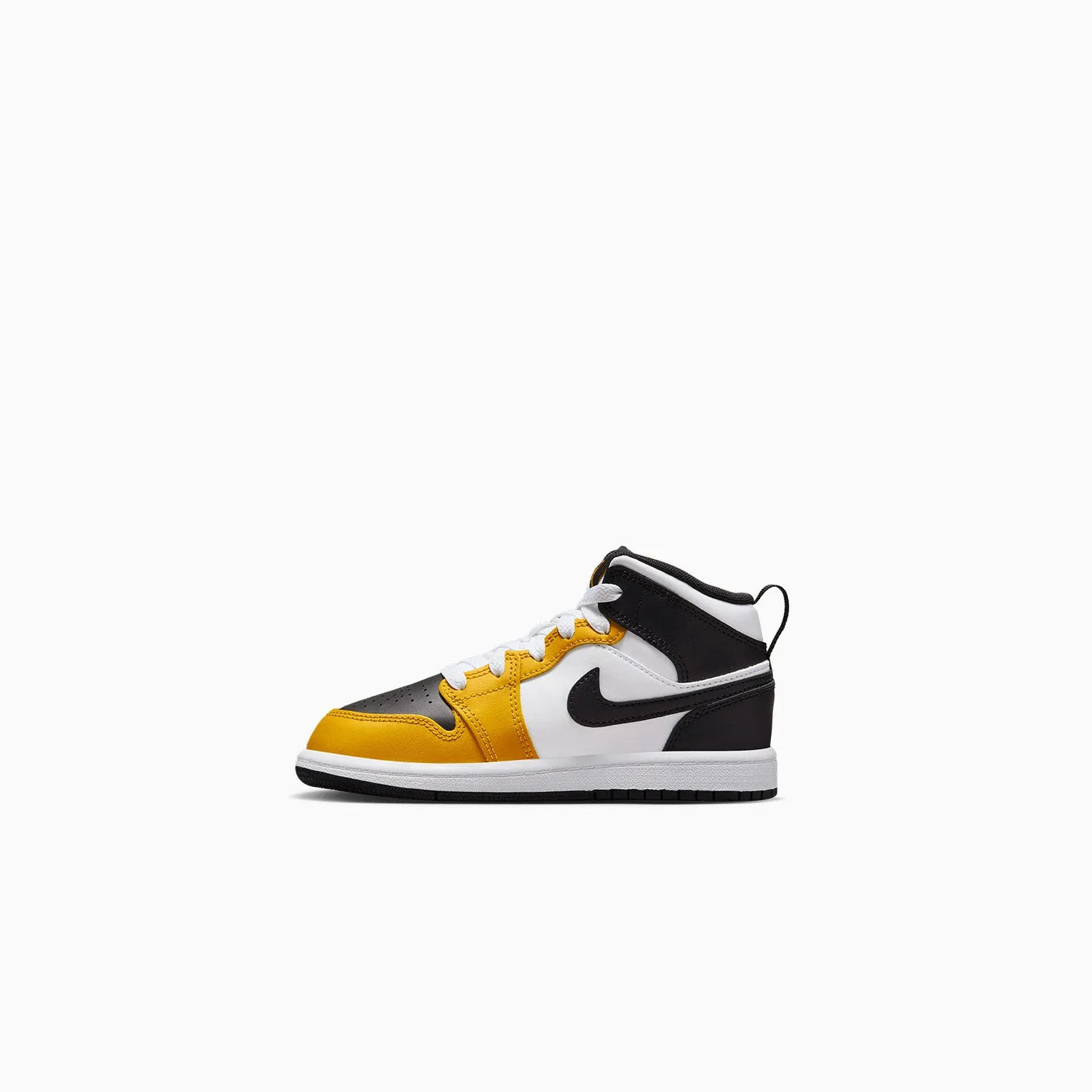 Kid's Air Jordan 1 Mid "Yellow Ochre" Pre School