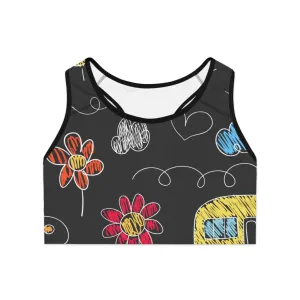 Kids Doodle Playground - Inovax Sports Bra