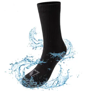 LEAKDRY Breathable Waterproof Crossing Dri-nit Socks Bamboo Black