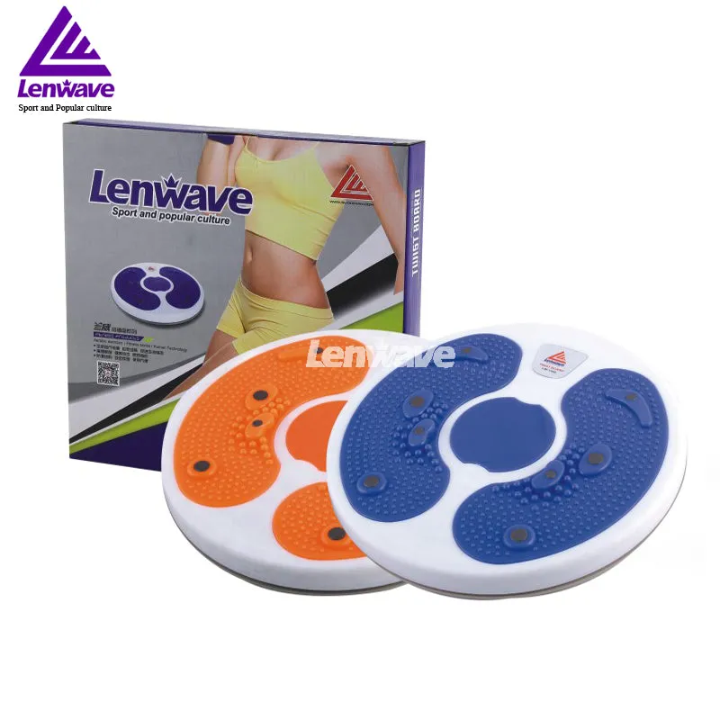 Lenwave Sports Brand Twister Plate 2 Color Balance Board Women Fitness Waist Twisting Disc Health Round Plates