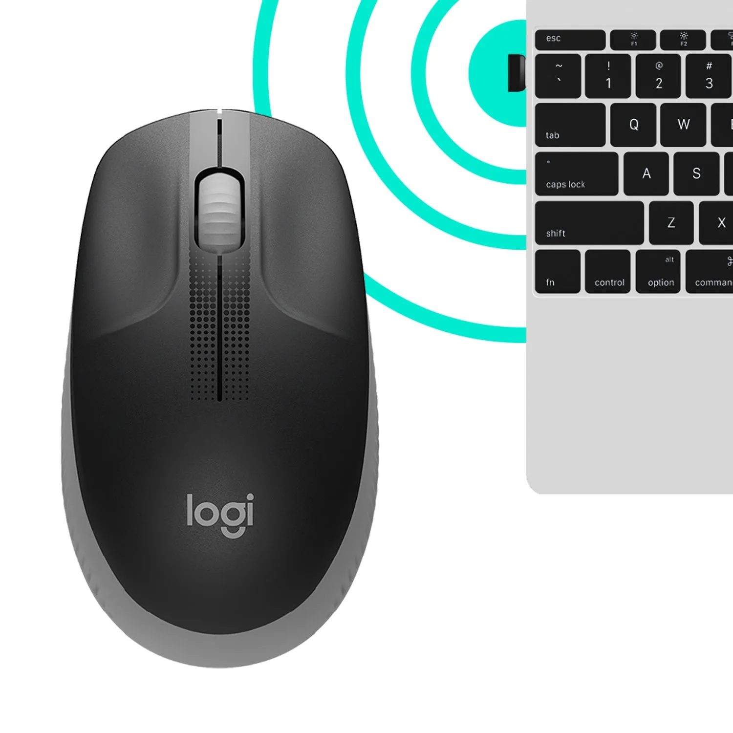 Logitech M190 Optisch Wireless Grey