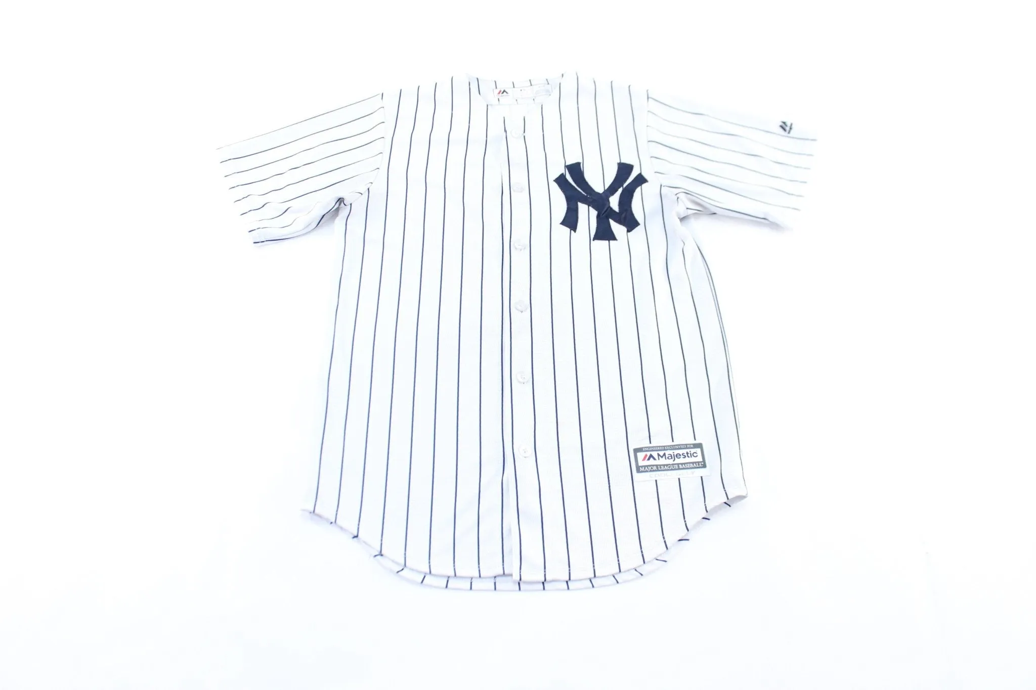 Majestic Embroidered New York Yankees Pinstripe Baseball Jersey