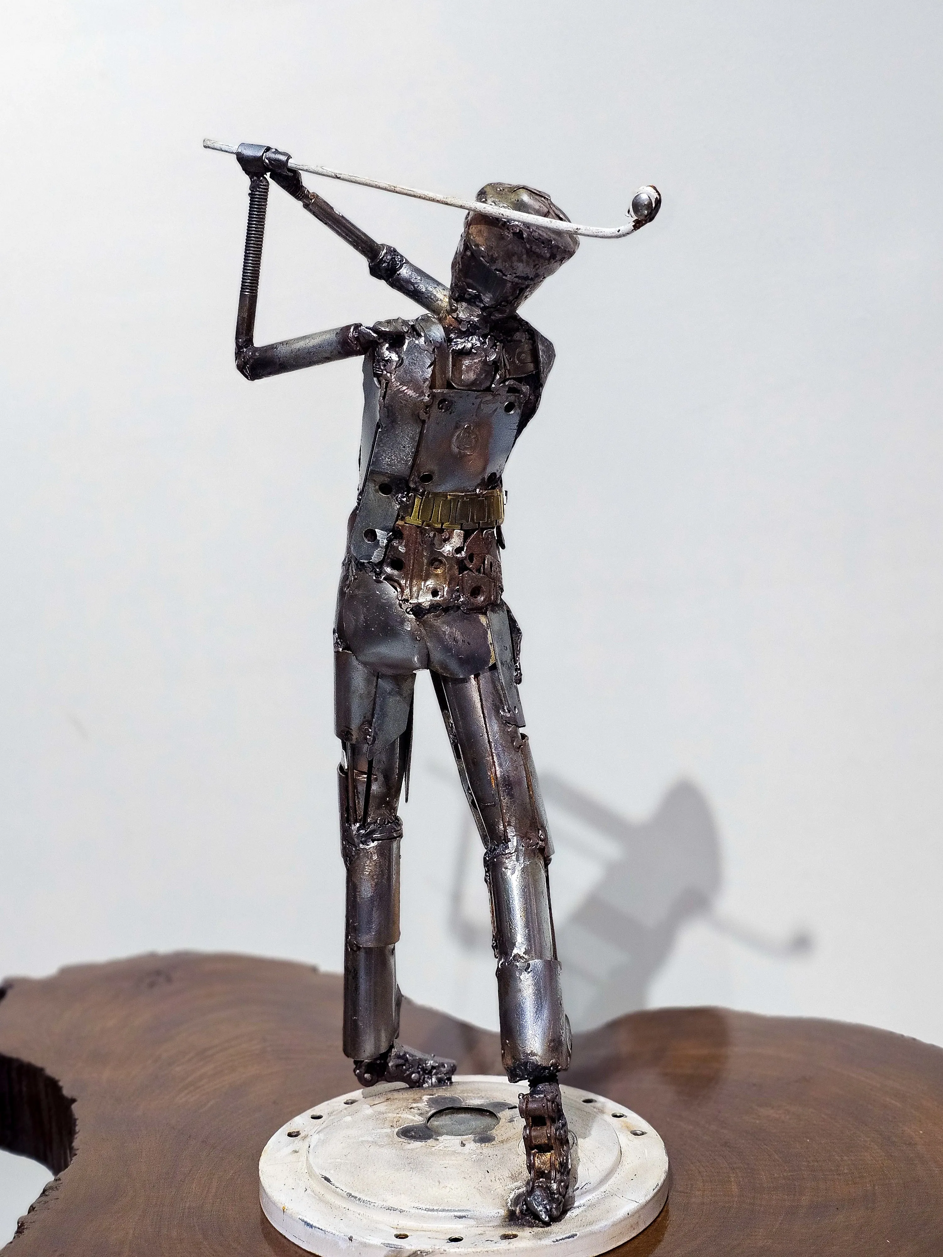 Male Pro Golfer-Metal Sculpture by Nwoga x GBLagos