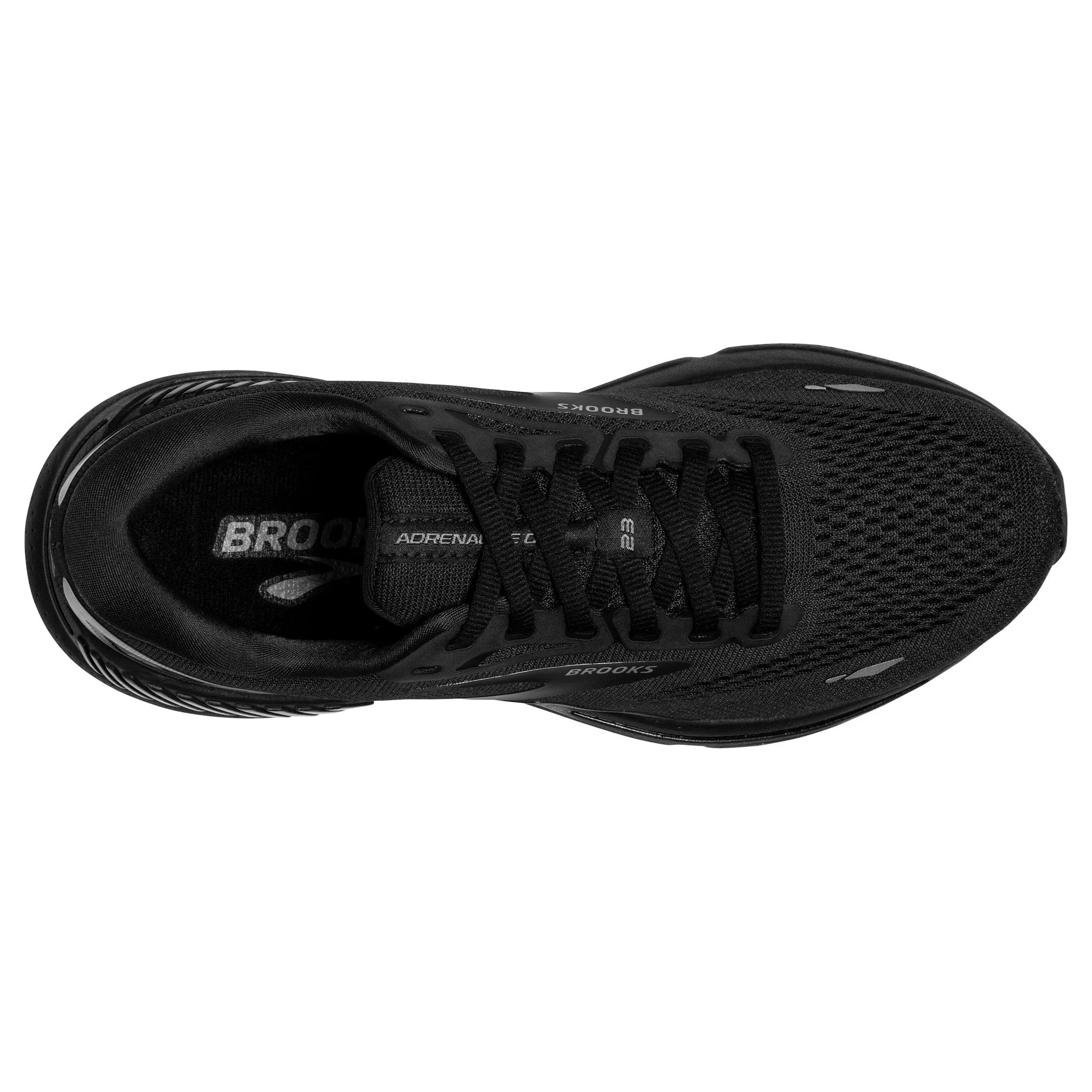 Men's Brooks Adrenaline GTS 23 Running Shoe in Black/Black/Ebony