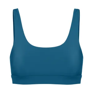 Mera Classic Sports Bra | Recycled Nylon | Aegean