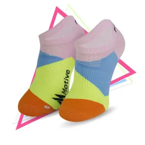 Motive Sock Speed Performance Velocity Liner 3D - Pink/Yellow