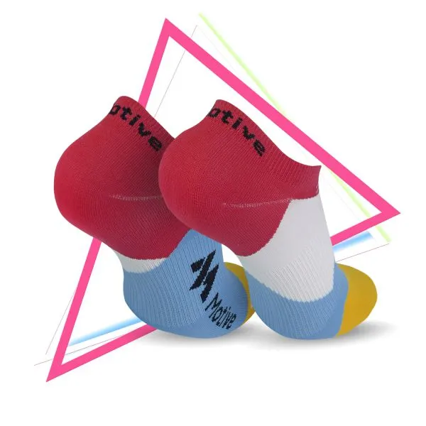 Motive Sock Speed Performance Velocity Liner 3D - Red/Blue