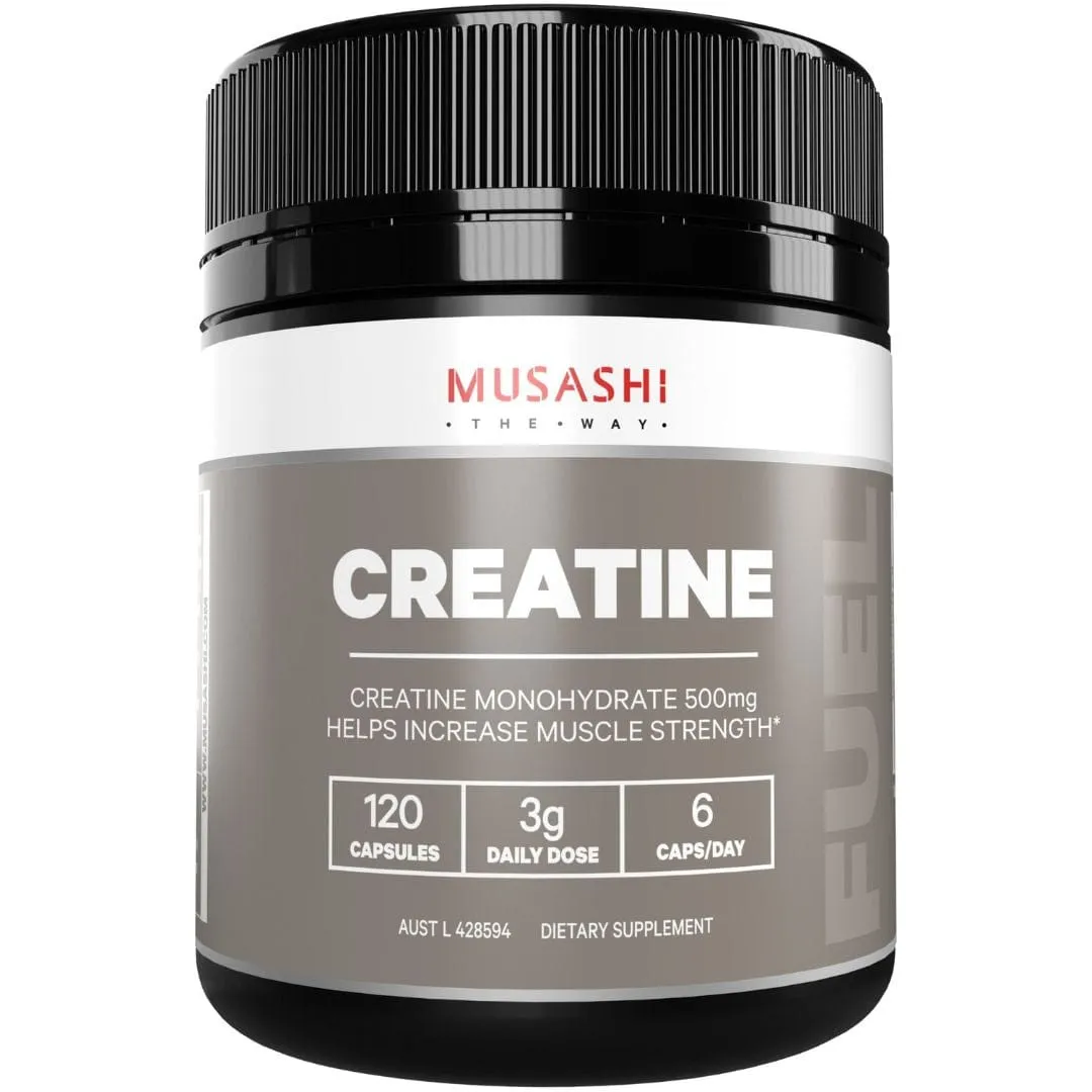 Musashi Creatine Monohydrate 500mg Capsules