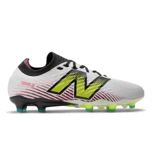 New Balance Tekela Pro Low FG Football Boots (White/Black/Fluro Yellow)