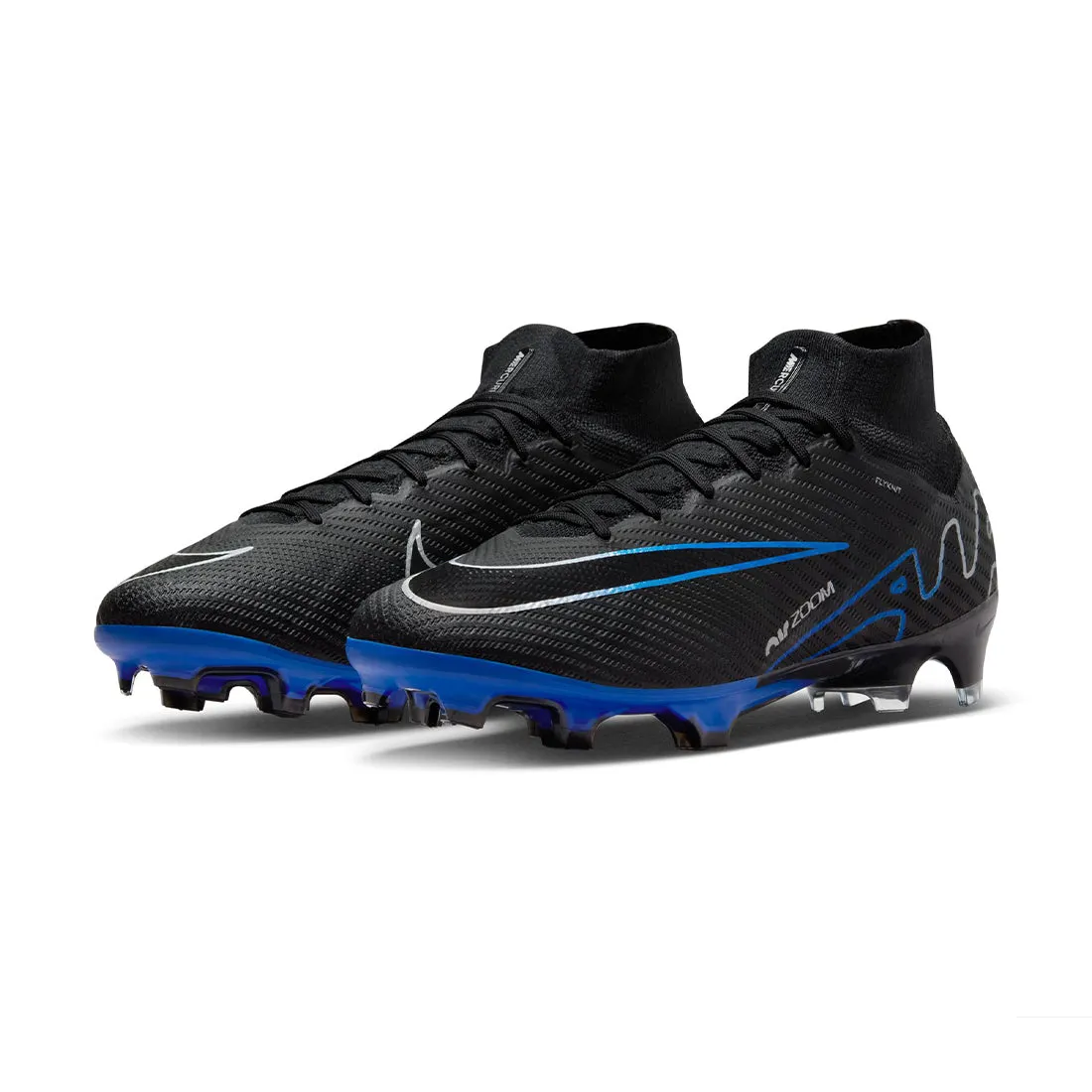 Nike Mercurial Superfly 9 Elite Firm-Ground High-Top Football Boots Black