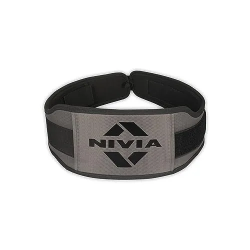 NIVIA 5" Quick-Lock Gym Belt Weightlifting Gym Belt for Back Support for Men and Women/Workout and Powerlifting for Gym Workout & Deadlift/Sports Equipment(5" WIDE)