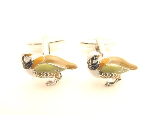 Novelty Cuff Links - Partridge