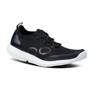 Oofos Women's OOmg Sport LS Low - White & Black