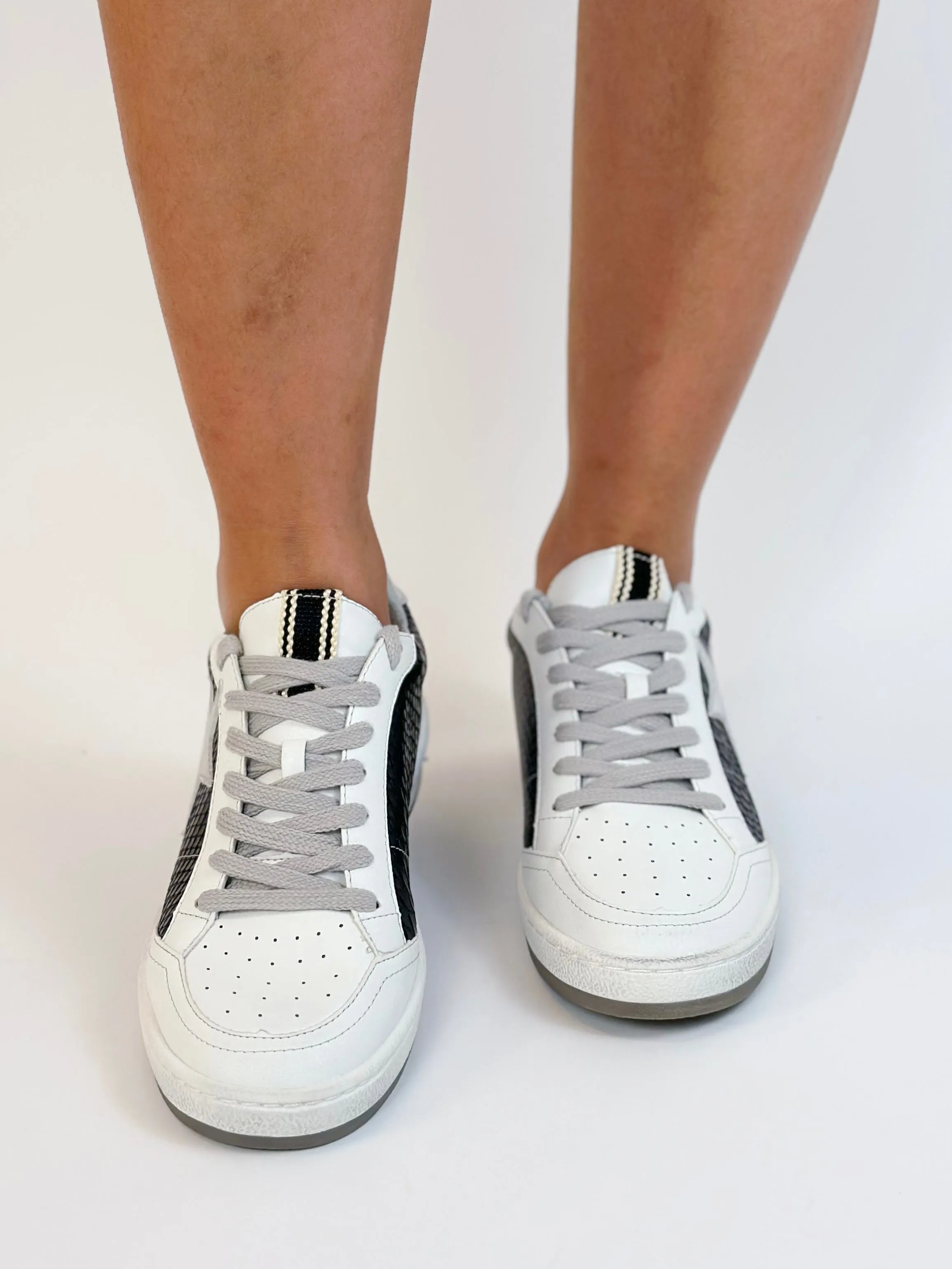 Paz Snake Silver Star Sneakers