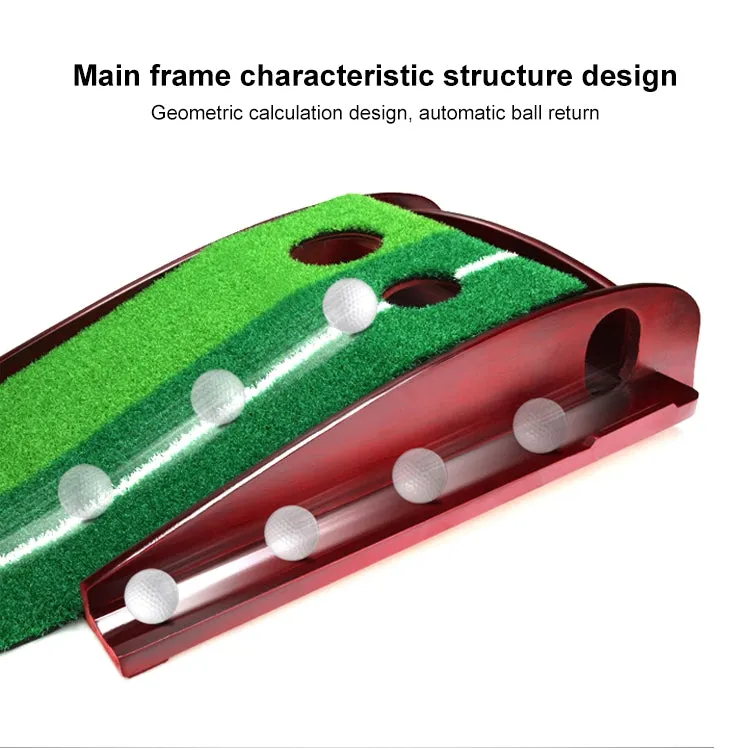 PGM 3m Golf Solid Wood Putter Trainer Practice Set Training Mat