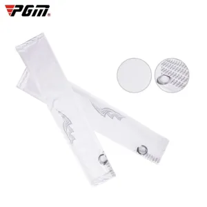 PGM Golf Sunscreen Breathable Sports Cuff Sleeve(White)