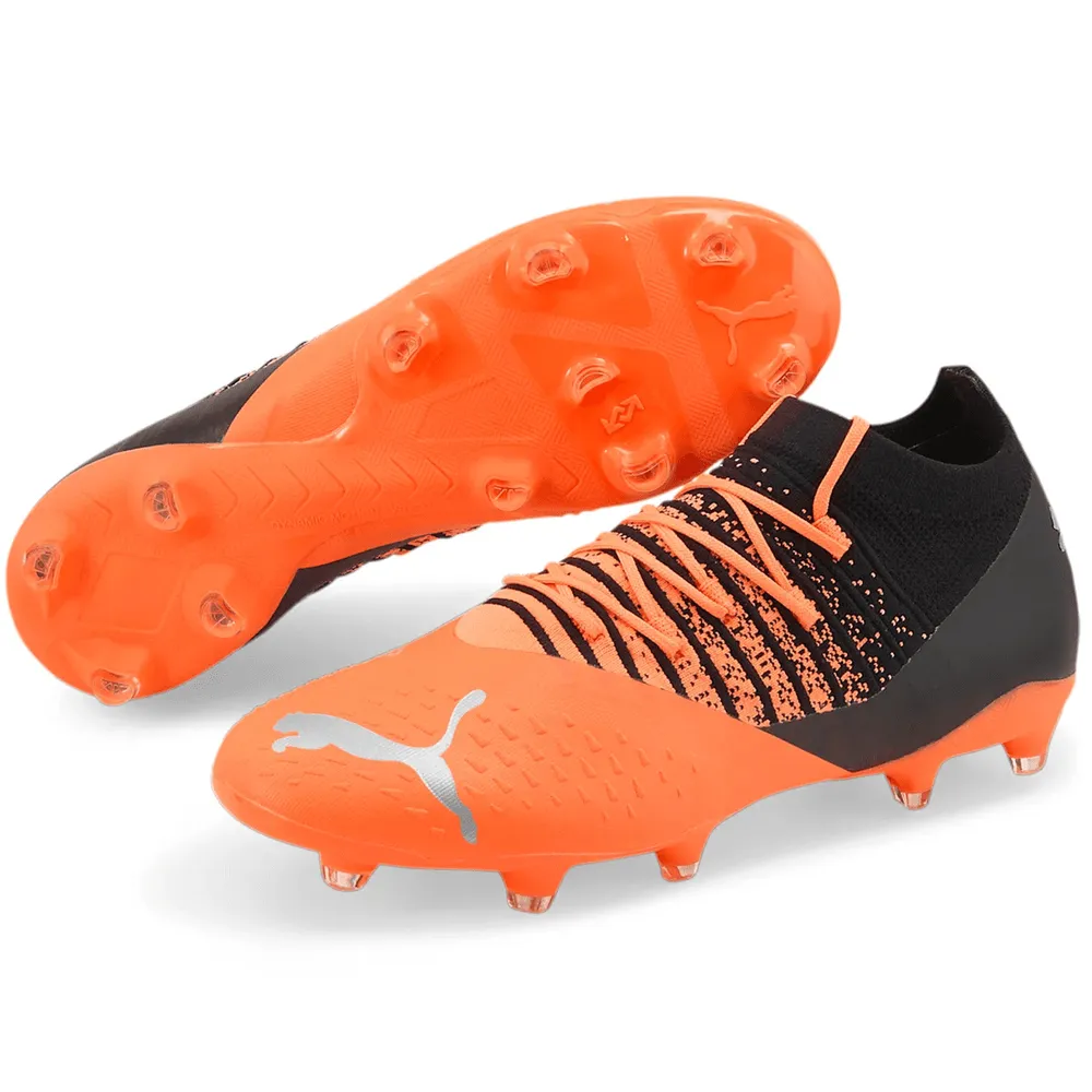 Puma Future Z 3.3 FG/AG Multi-Ground Football Boots Black/Orange