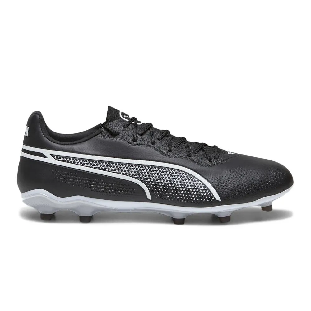 Puma King Pro FG/AG Football Boots (Black/White)