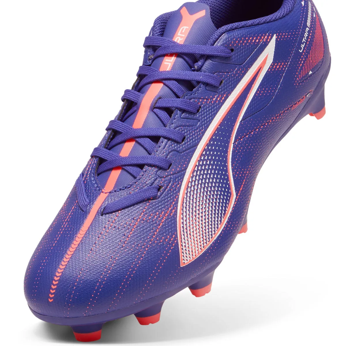 Puma Ultra 5 Play FG/AG Football Boots - Adult - Lapis Lazuli/White/Sunset Glow