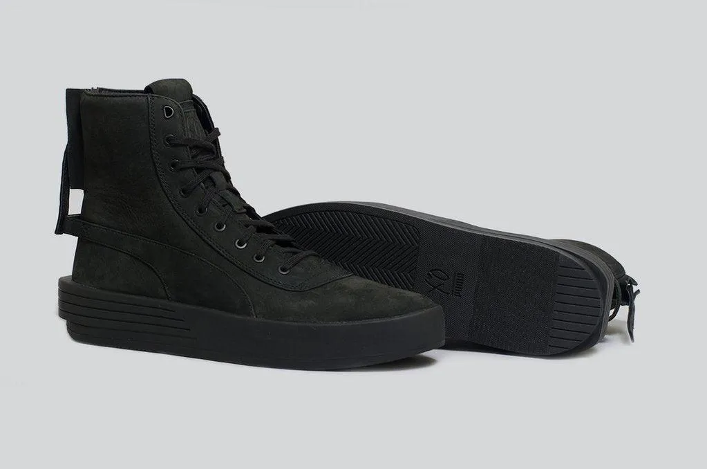 PUMA XO Parallel Leather All Black Boot Sneaker