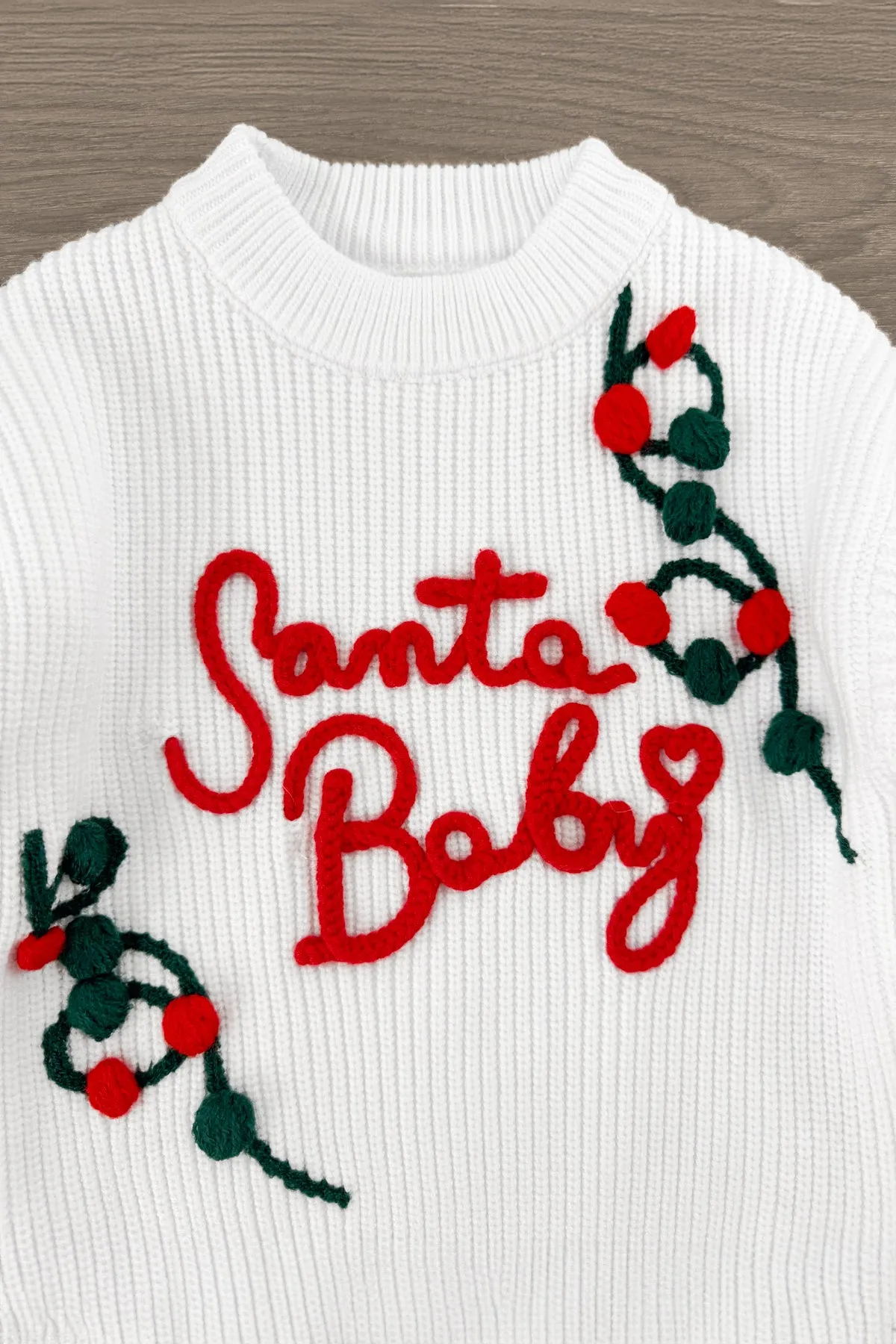 "Santa Baby" Sweater Sequin Bell Bottom Set