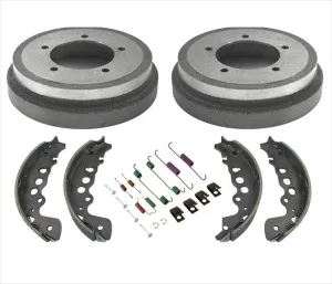 Rear Brake Drums Shoes Brake Springs For 00-04 Chevy Tracker 100% New 4Pc