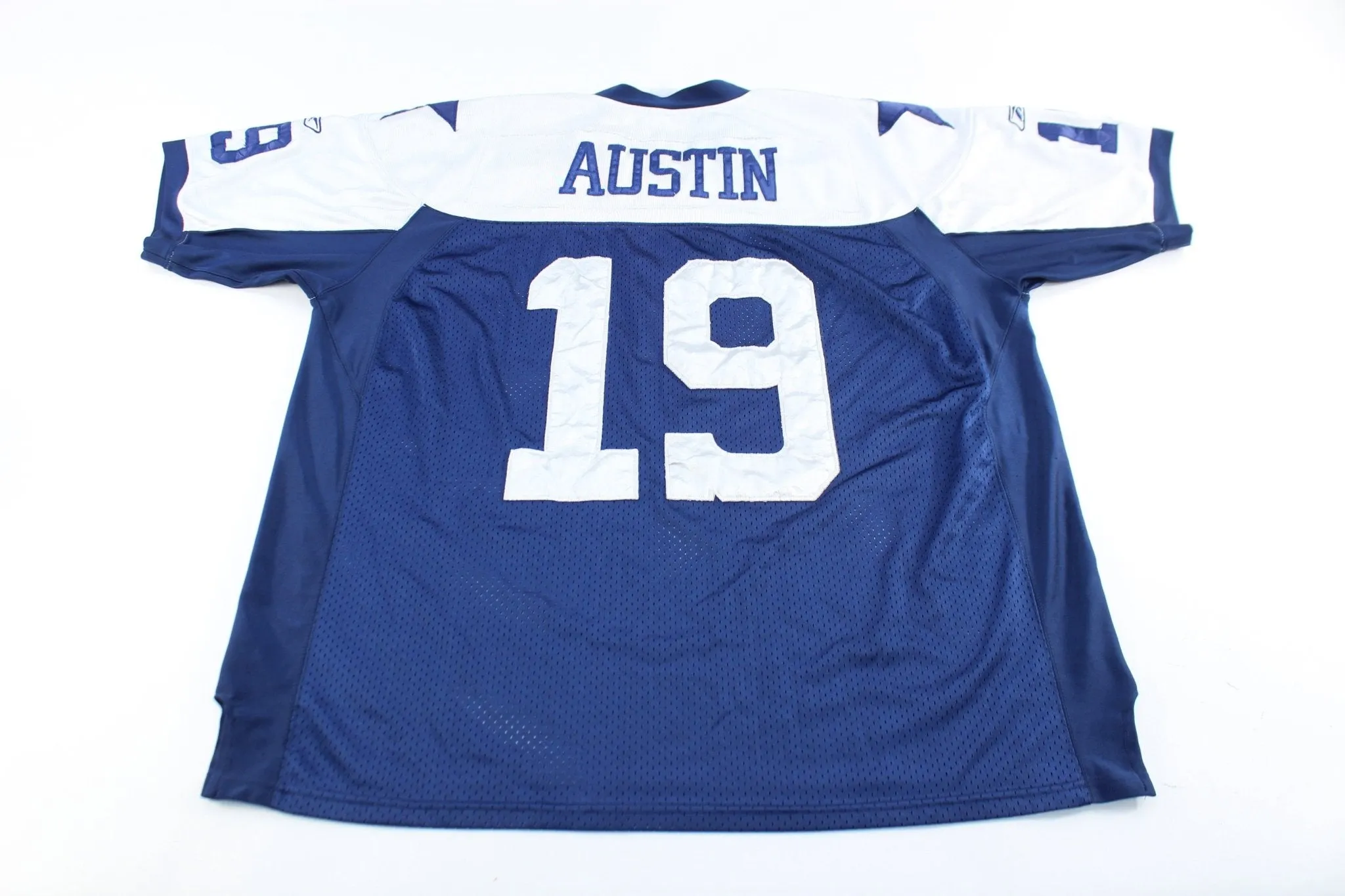 Reebok Embroidered Logo Dallas Cowboys Miles Austin Football Jersey