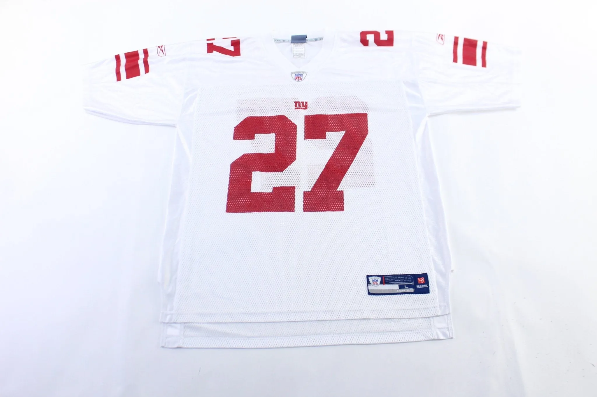 Reebok Logo New York Giants Brandon Jacobs Football Jersey