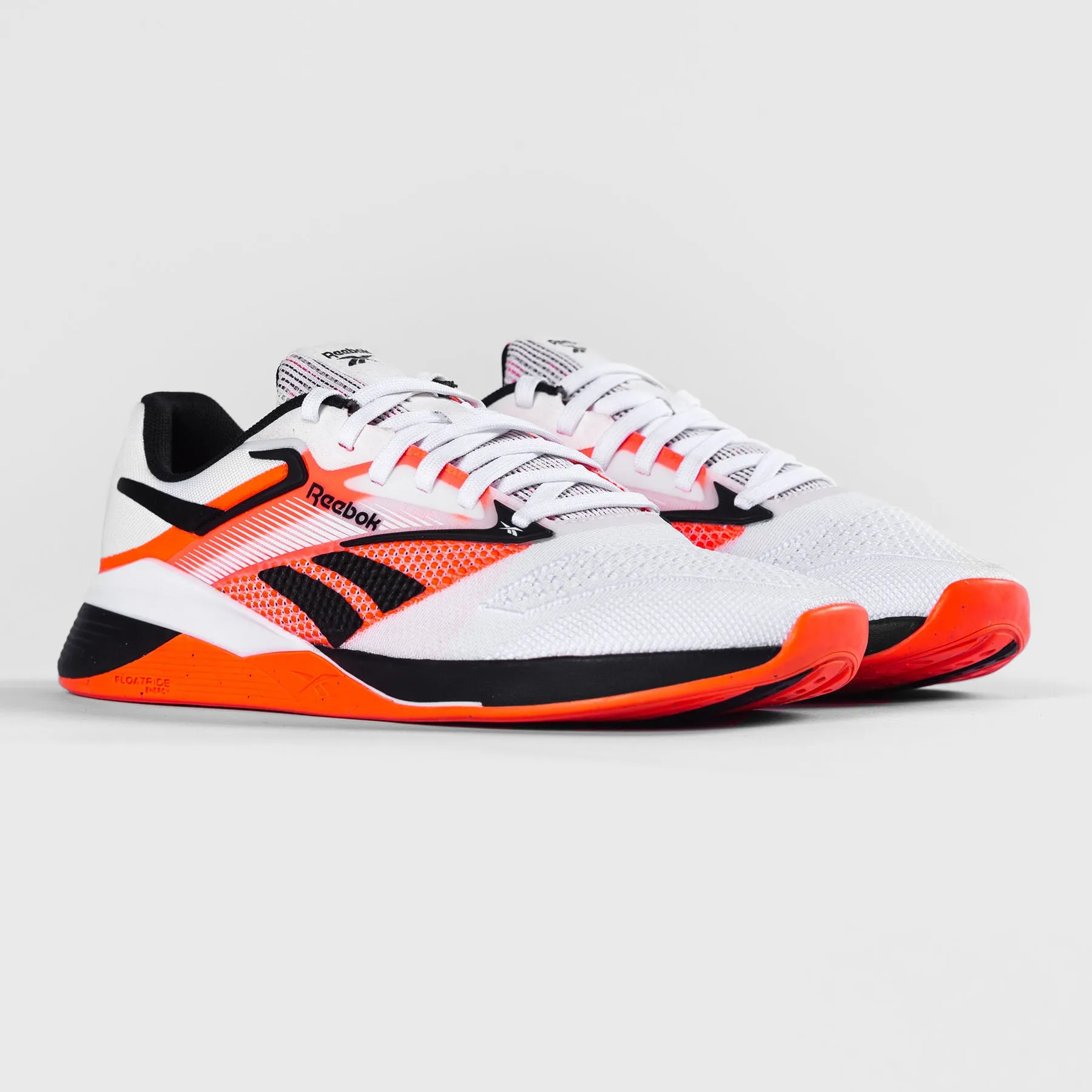 REEBOK - NANO X4 - WOMEN'S - WHITE/BLACK/ORANGE FLARE