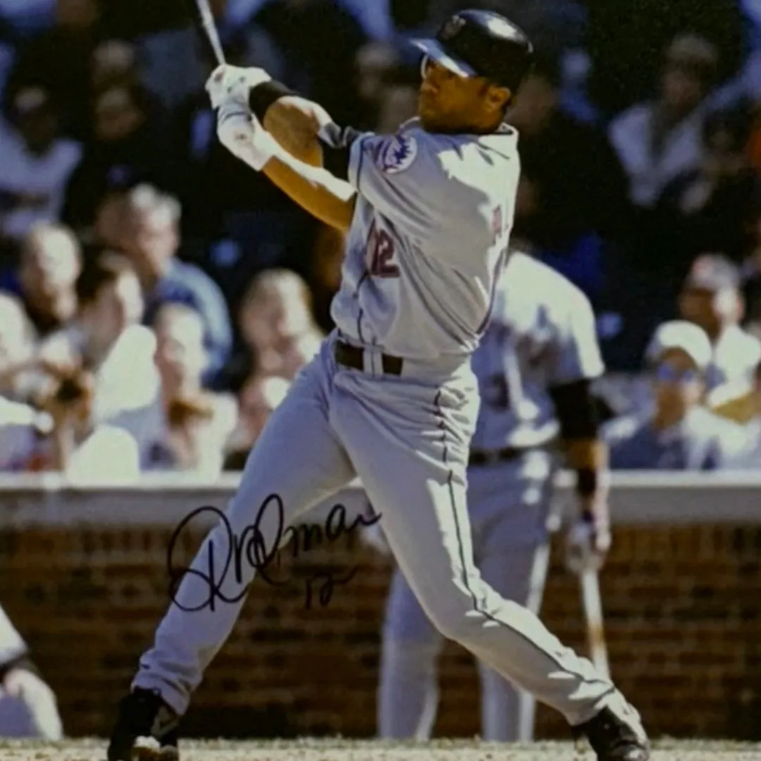 Roberto Alomar Hand Signed & Framed New York Mets 8x10 Baseball Photo