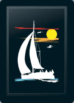 Sailing Sunset Logo Panel