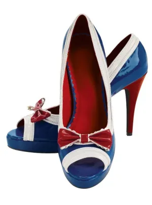 Sailor Cutie Womens High Heel Costume Shoes