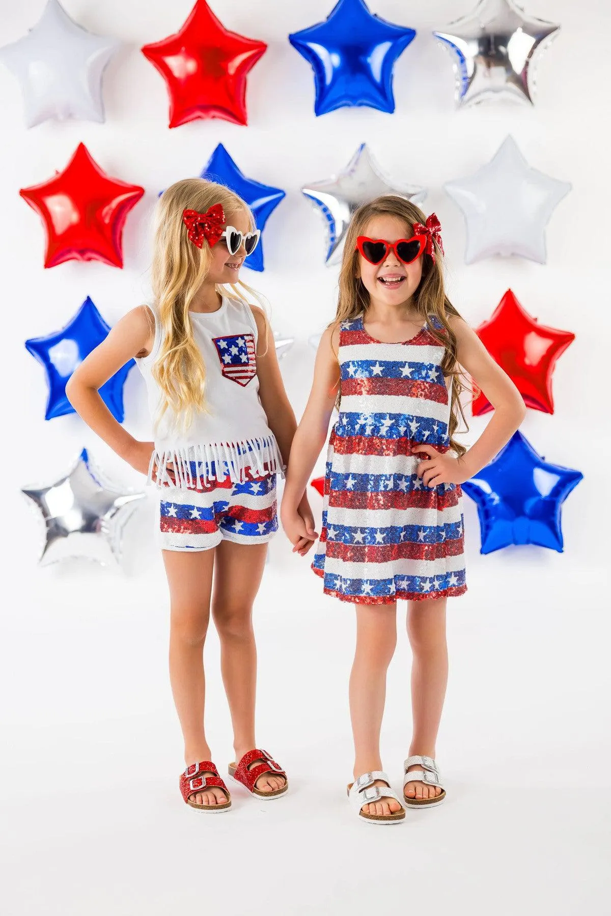 Sequin American Flag Dress