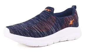 Sparx Men Navy Blue Neon Orange Sports Shoes