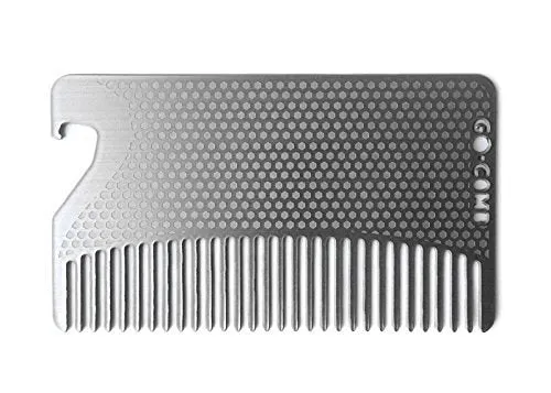 THIS COMB/BOTTLE OPENER THAT'S THE SAME SIZE AS A CREDIT CARD