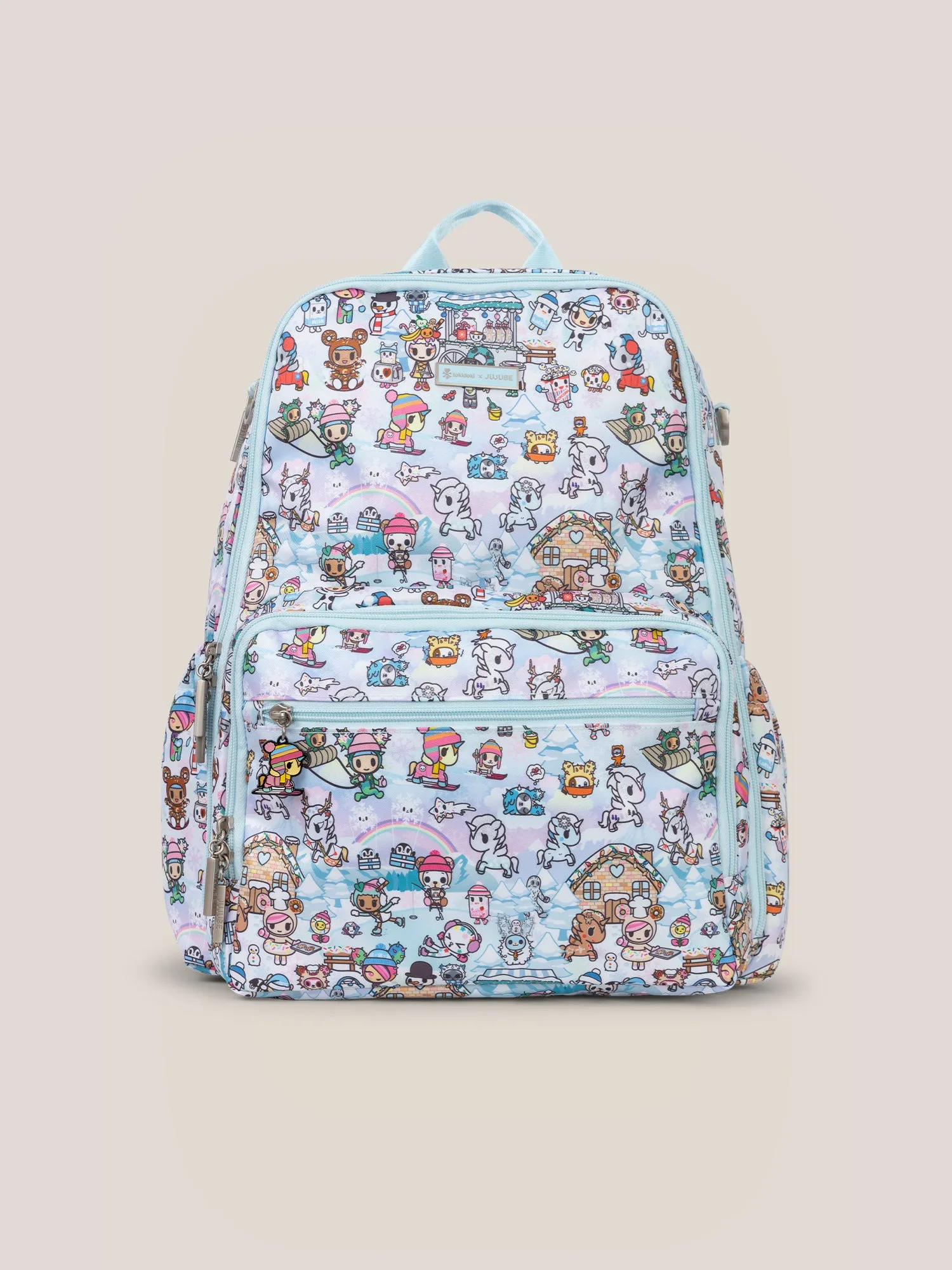 tokidoki Snow Day Zealous Backpack Diaper Bag — Ice Blue