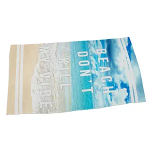 TWA34132 Active Printed Beach Towel Fashion 3D Digital Printed Bath Towel