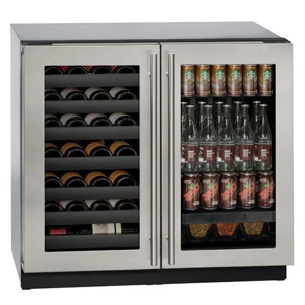 U-Line U3036BVWCS00B 3036bvwc 36" Beverage Center With Stainless Frame Finish (115 V/60 Hz)