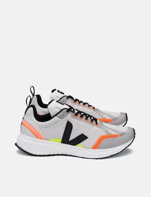 Veja Condor Mesh Running Shoes - Light Grey/Black