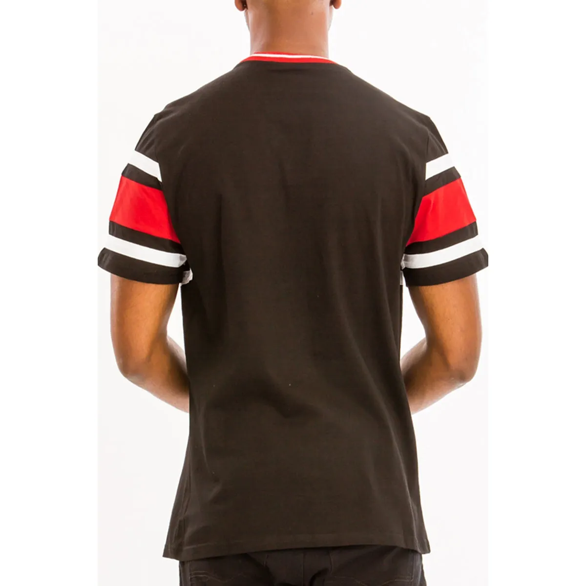 Vertical Color Block Tee (4 Colors)