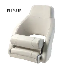 VETUS ADMIRAL sports helm seat with Flip-up squab