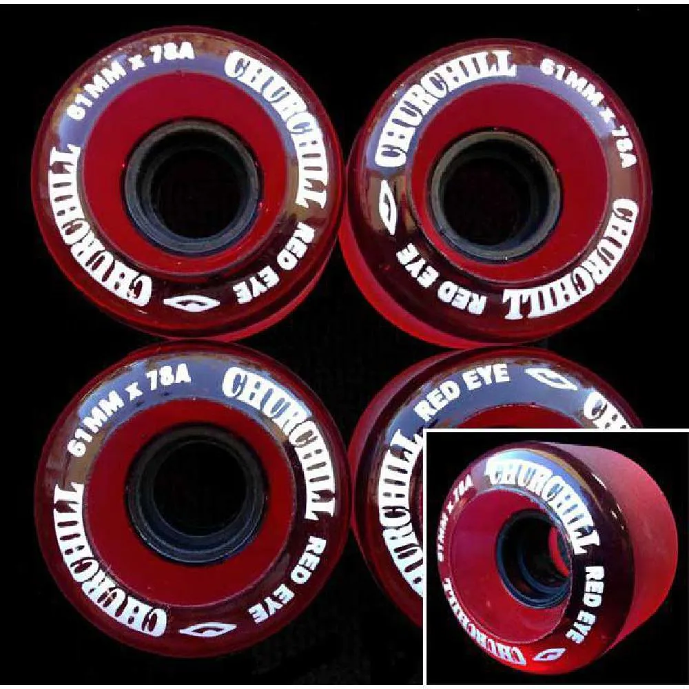 Wheels Street Red Eye Longboard Skateboard Set