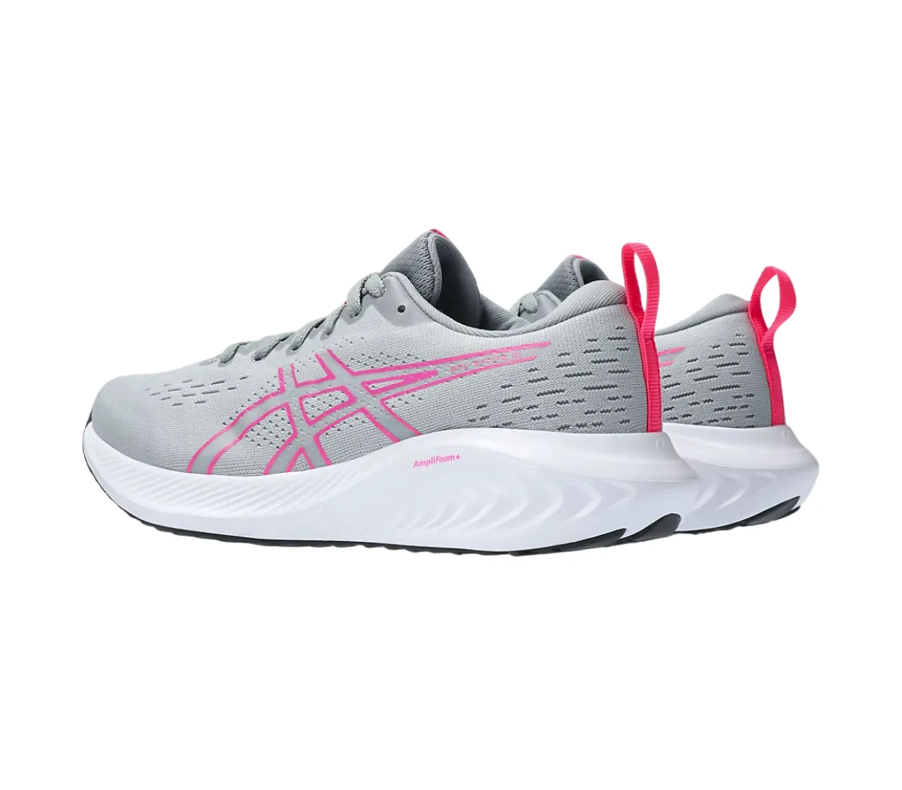 Womens Asics Gel-Excite 10 Piedmont Grey/ Hot Pink Athletic Running Shoes