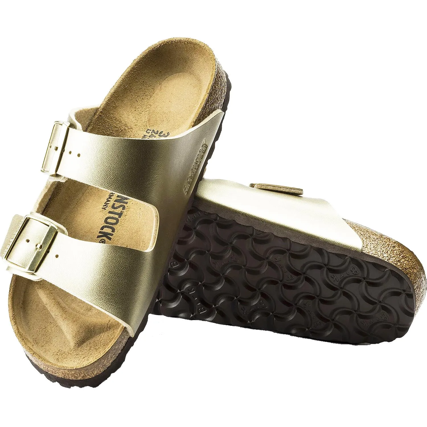 Women's Birkenstock Arizona Gold Birko-Flor