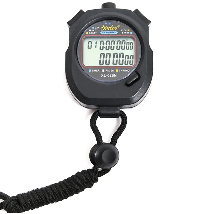 XINLOO XL-026N Double Row 10 Memories Electronic Stopwatch Large Screen Display Referee Timer