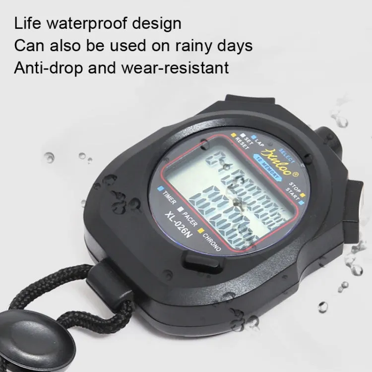 XINLOO XL-026N Double Row 10 Memories Electronic Stopwatch Large Screen Display Referee Timer